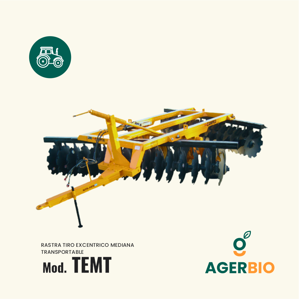 RASTRA DE TIRO EXCÉNTRICO TRANSPORTABLE MEDIANA TEMT RD CAMPRA
